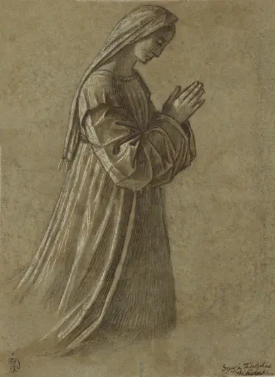 Study of the Virgin av Vittore Carpaccio