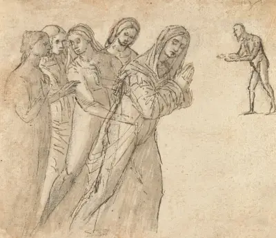 The Virgin and Four Other Women av Vittore Carpaccio