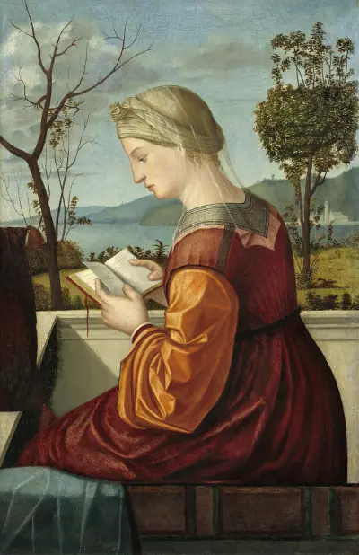 The Virgin Reading av Vittore Carpaccio
