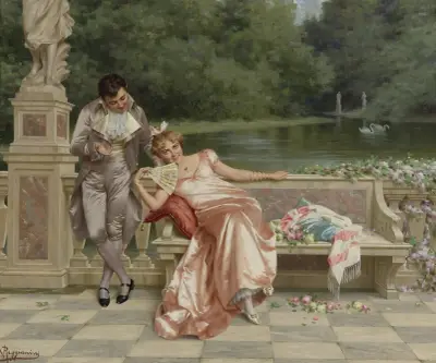 The flirtation av Vittorio Reggianini