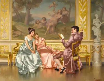 The poetry reading – nr 1 av Vittorio Reggianini