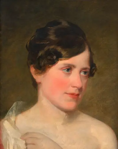 Antonie Amerling (1. Gattin des Künstlers) av Friedrich von Amerling