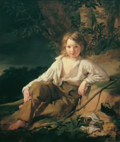 Ein Fischerknabe von Friedrich von Amerling