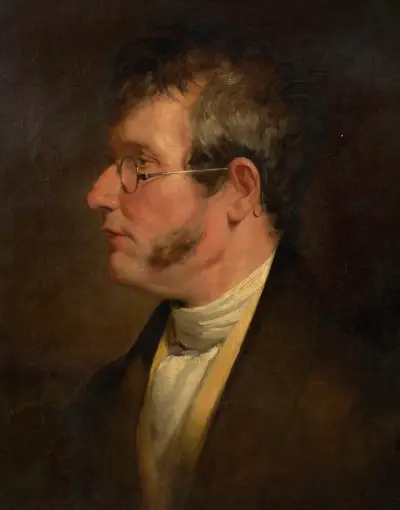 Franz Xaver Amerling (konstnärens far) av Friedrich von Amerling