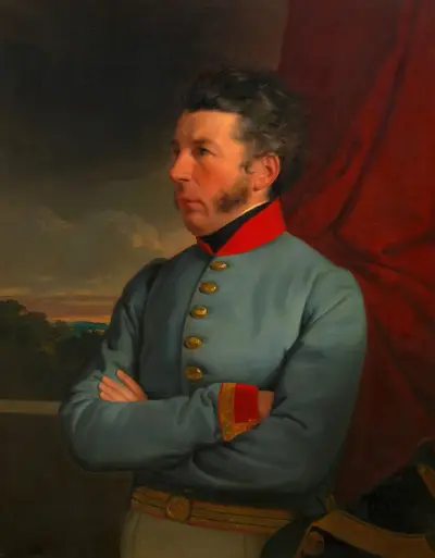 Heinrich Amerling als Major-Auditor (Onkel des Künstlers) von Friedrich von Amerling