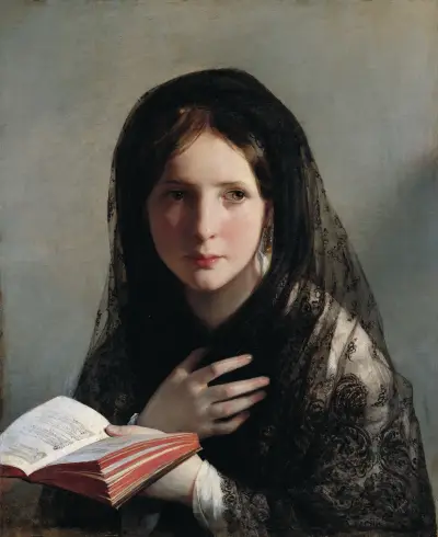 In Träumen versunken (Lost In Dreams) von Friedrich von Amerling
