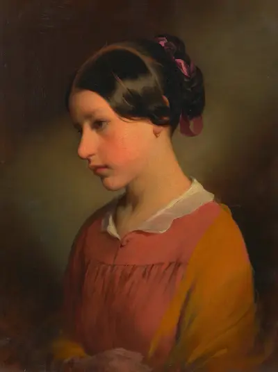 Ludmilla Amerling (Tochter des Künstlers) als Kind von Friedrich von Amerling