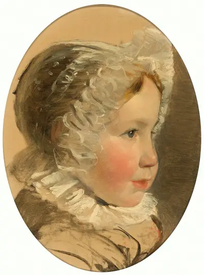 Porträtt av en ung flicka av Friedrich von Amerling