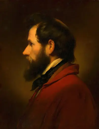 Selbstbildnis Friedrich von Amerling von Friedrich von Amerling