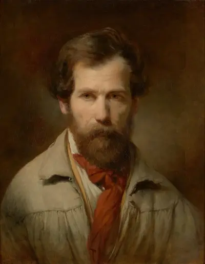 Selbstporträt, 1846 von Friedrich von Amerling