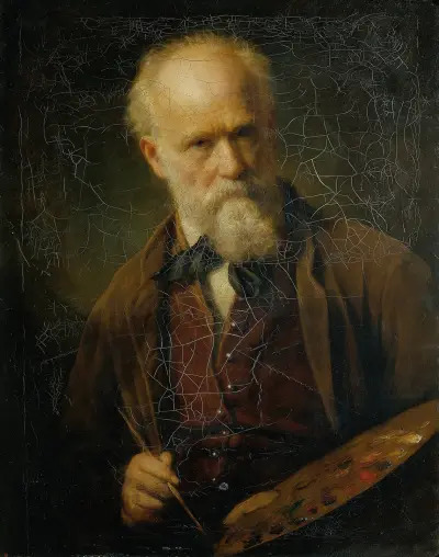 Självporträtt av Friedrich von Amerling