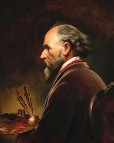 Självporträtt av Friedrich von Amerling
