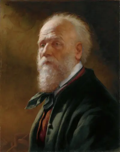 Självporträtt av Friedrich von Amerling