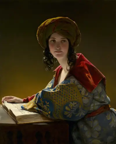 The Young Eastern Woman av Friedrich von Amerling