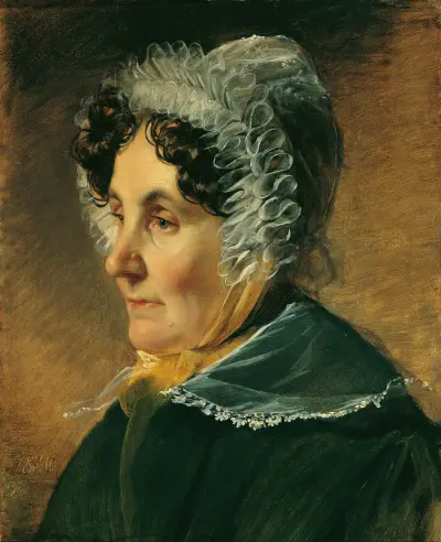 Theresia Amerling, konstnärens mor av Friedrich von Amerling