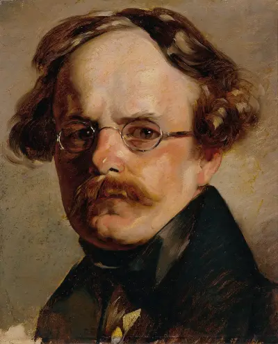 Okänd man av Friedrich von Amerling