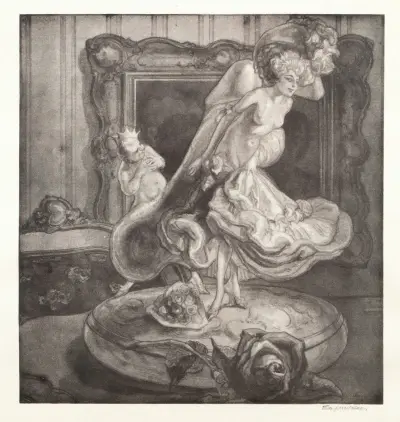 Erotisk skildring 2 av Franz von Bayros