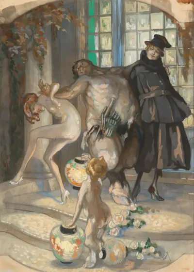Sinnlicher Reigen av Franz von Bayros