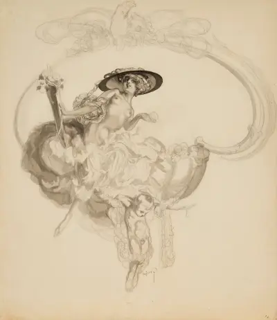 Venus triumphans av Franz von Bayros
