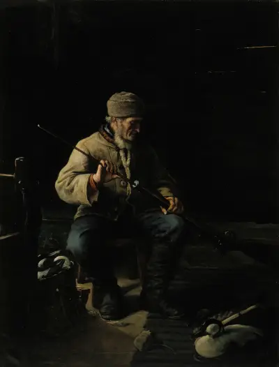 Before The Chase av Adolf Von Becker