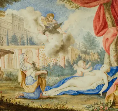 Danaë and the golden shower av Andreas von Behn