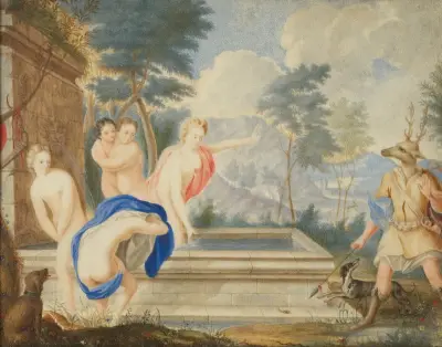 Diana och Acteon av Andreas von Behn