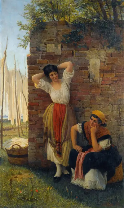 A Moment Of Rest av Eugen von Blaas