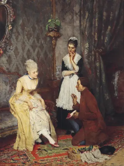 Den perfekta skon av Eugen von Blaas