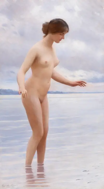 In the Water av Eugen von Blaas