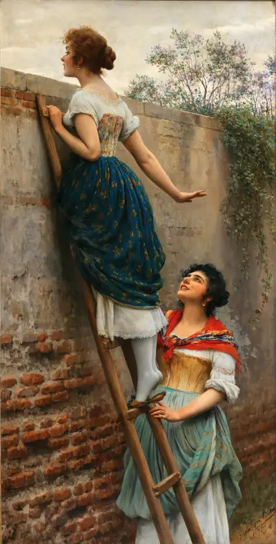 The curious av Eugen von Blaas
