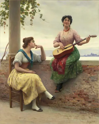 Venetian Melody av Eugen von Blaas