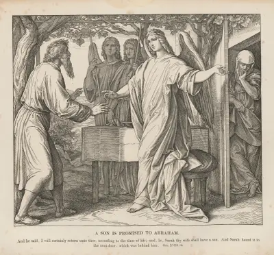 En son utlovas till Abraham av Julius Schnorr von Carolsfeld