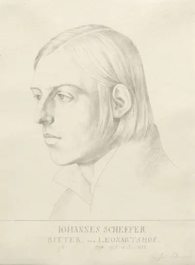Johann Evangelist Scheffer von Leonhardshoff av Julius Schnorr von Carolsfeld