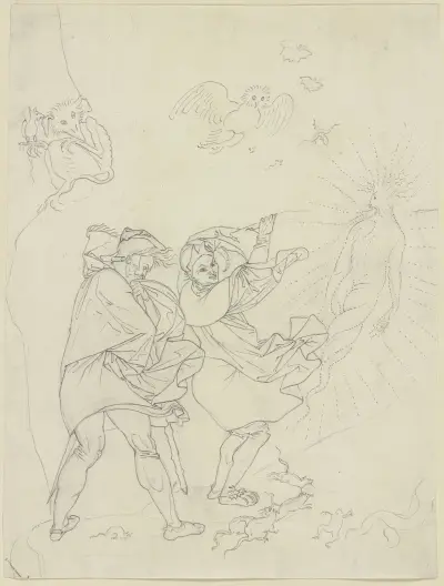 Der Gang nach dem Brocken av Peter von Cornelius