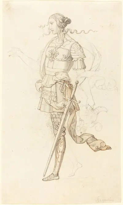 Erminia av Peter von Cornelius