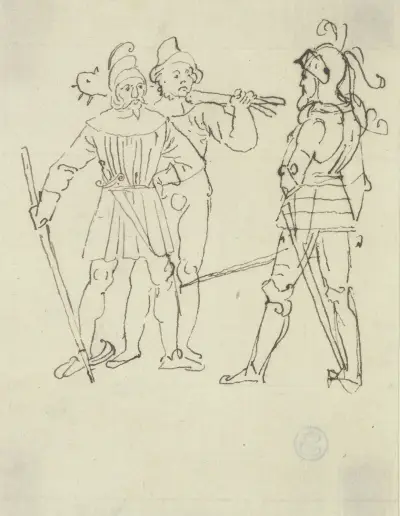 Götz von Berlichingen und die Bauern av Peter von Cornelius