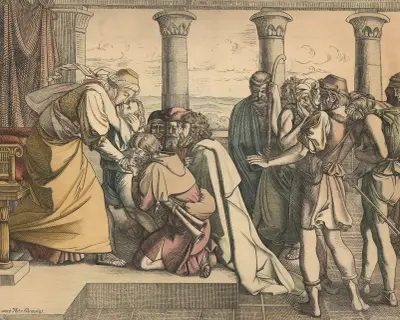 Joseph reveals himself av Peter von Cornelius