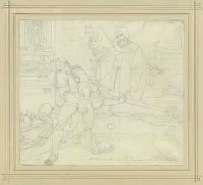 Romeo and Juliet av Peter von Cornelius