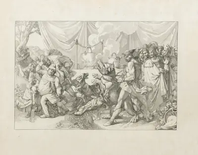 Siegfrieds Tod av Peter von Cornelius