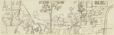 Promenaden i trädgården av Peter von Cornelius