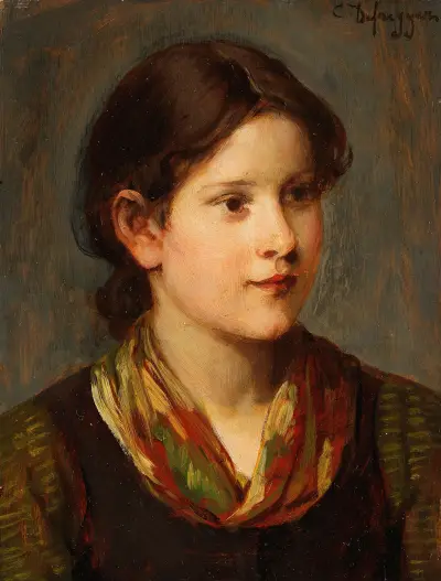Dirndl av Franz von Defregger