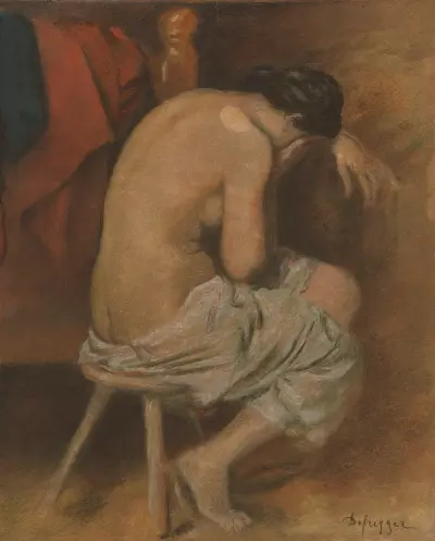 Ryggakt av Franz von Defregger