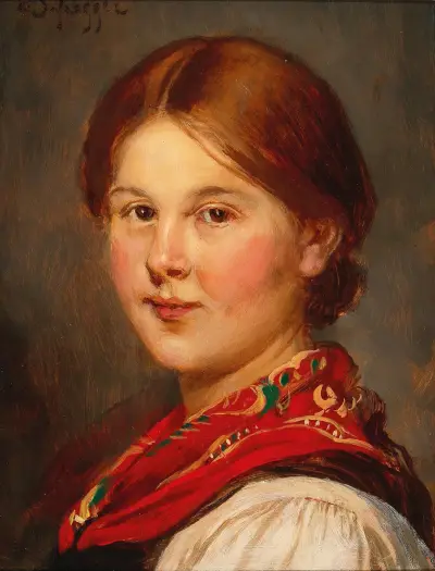 Tyrolsk flicka av Franz von Defregger