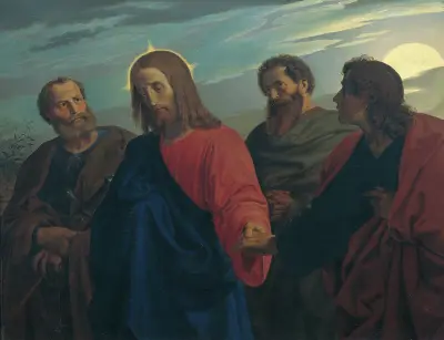 Kristi avsked från sina lärjungar (På väg till Getsemane) av Joseph von Führich