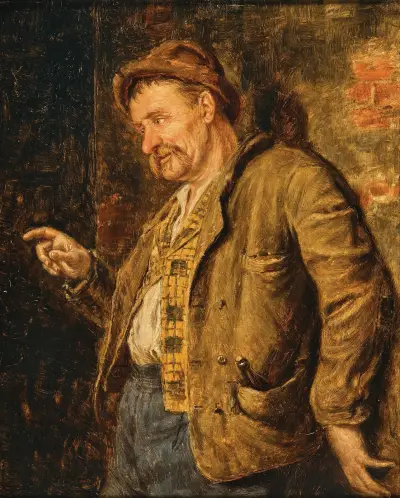 En glad skogvaktare av Eduard von Grützner
