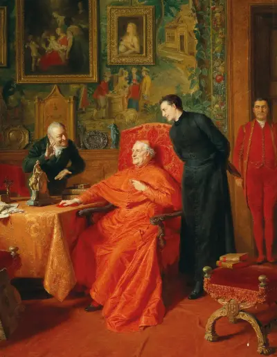 A patron of the arts av Eduard von Grützner
