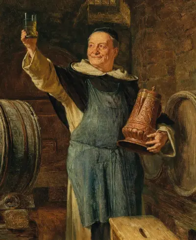 Clear wine av Eduard von Grützner