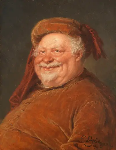 Falstaff av Eduard von Grützner