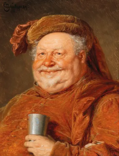 Falstaff av Eduard von Grützner
