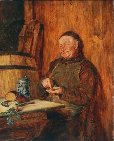 Stillvergnügt av Eduard von Grützner